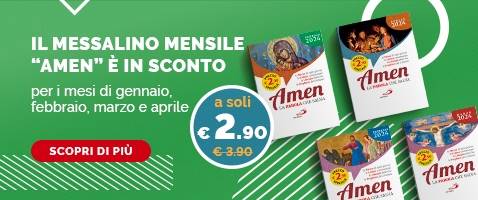 Il messalino Amen a soli €2,90